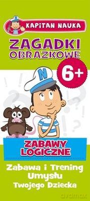 Zagadki Obrazkowe Zabawy Logiczne 6+ Kapitan Nauka [KSIĄŻKA]