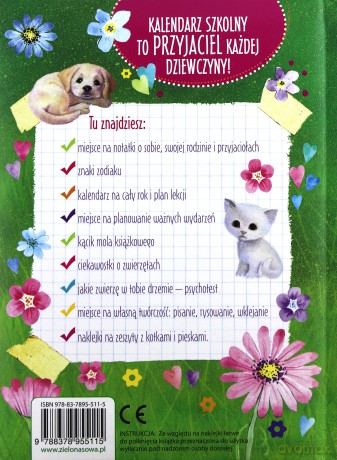 Zaopiekuj Się Mną Kalendarz Szkolny [KSIĄŻKA]