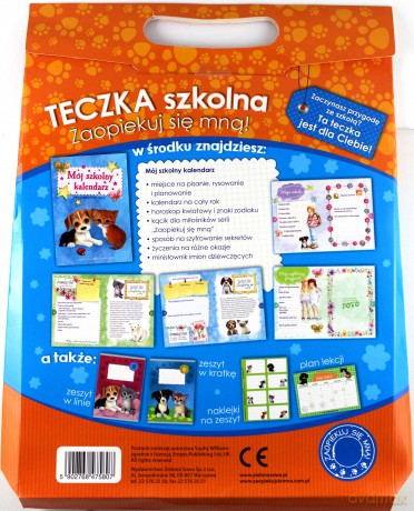 Zaopiekuj Się Mną Zestaw 2 Teczka Szkolna [KSIĄŻKA]