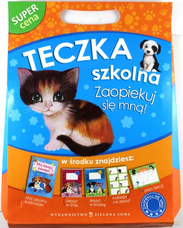 Zaopiekuj Się Mną Zestaw 2 Teczka Szkolna [KSIĄŻKA]