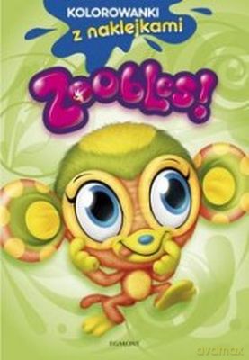 Zoobles Zielone Kolorowanki Z Naklejkami [KSIĄŻKA]