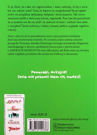 Zosia Z Ulicy Kociej Na Zimę - Agnieszka Tyszka [KSIĄŻKA]