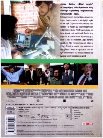 Jobs (booklet) [DVD]