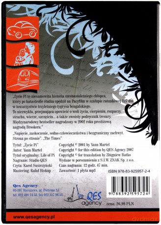Życie Pi - Yann Martel [AUDIOBOOK] [CD-MP3]