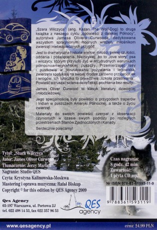 Szara Wilczyca - James Oliver Curwood [AUDIOBOOK] [CD-MP3]