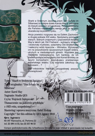 Skarb w srebrnym jeziorze - Karol May [AUDIOBOOK] [CD-MP3] [2CD]