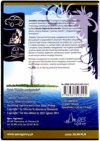 Kolebka nawigatorów - Karol Olgierd Borchardt [AUDIOBOOK] [CD-MP3]