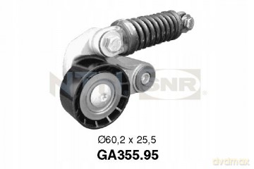 SNR GA355.95 Rolka napinacza, pasek klinowy wielorowkowy Renault Volvo Mitsubishi
