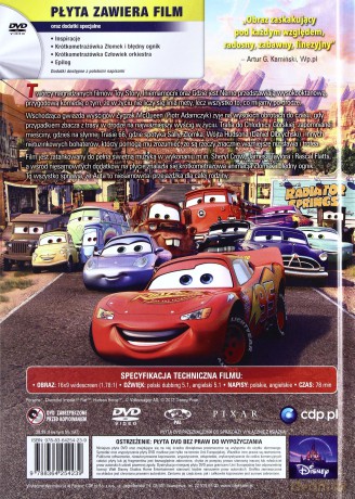 Pixar Klasyka: Auta (Disney) (booklet) [DVD]