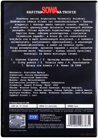 Kapitan Sowa na tropie [DVD]