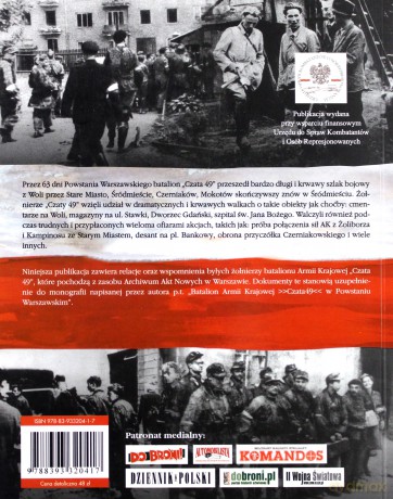 Czata 49. Relacje i wspomnienia żołnierzy batalionu Armii Krajowej - Bartosz Nowożycki [KSIĄŻKA]
