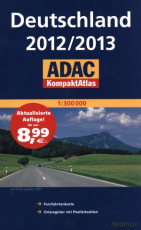 ADAC KompaktAtlas. Deutschland 2012/2013 [KSIĄŻKA]