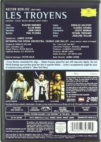 Met Levine: Berlioz:Les Troyens [2DVD]