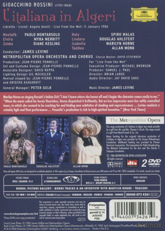 Met Levine: Rossini:L\'italiana In Algeri [2DVD]