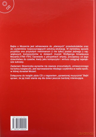 Bajka o Mozarcie + CD - Joanna Wiśnios [KSIĄŻKA]