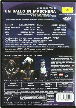 Met Levine: Verdi Un Ballo In Maschera [DVD]