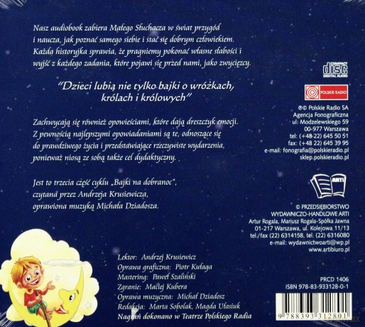 Bajki na dobranoc. Vol. 3. (digipack) [AUDIOBOOK] [CD]