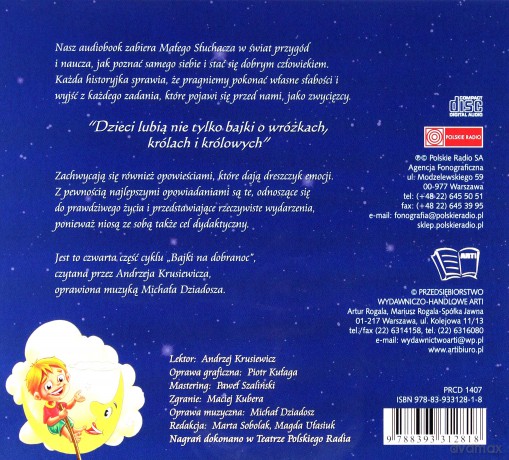 Bajki na dobranoc. Vol. 4. (digipack) [AUDIOBOOK] [CD]