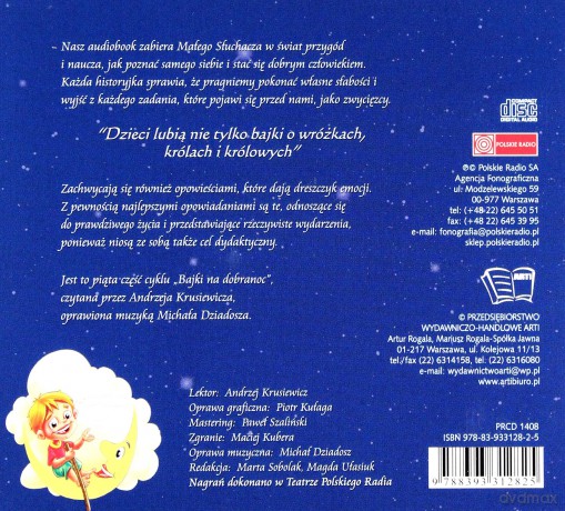 Bajki na dobranoc. Vol. 5. (digipack) [AUDIOBOOK] [CD]