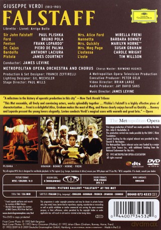 Met Levine: Verdi:Falstaff [DVD]