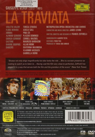 Met Levine: Verdi:La Traviata [DVD]