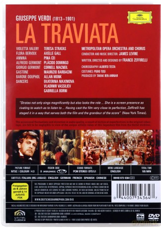 Met Levine: Verdi:La Traviata [DVD]