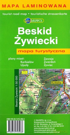 Beskid Żywiecki. Mapa turystyczna w skali 1:50 000 [KSIĄŻKA]