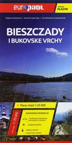 Bieszczady i Bukovske vrchy. Mapa turystyczna w skali 1:70 000 [KSIĄŻKA]