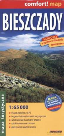Bieszczady. Laminowana mapa turystyczna w skali 1:65 000 [KSIĄŻKA]