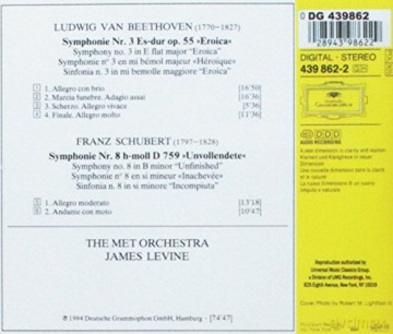 Met Levine: Beethoven/Schubert: Symphonies [CD]