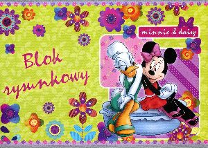Blok rysunkowy A4 20 kartek Myszka Miki [KSIĄŻKA]