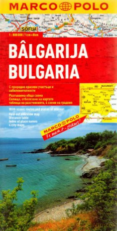 Bułgaria. Mapa Marco Polo w skali 1:800 000 [KSIĄŻKA]