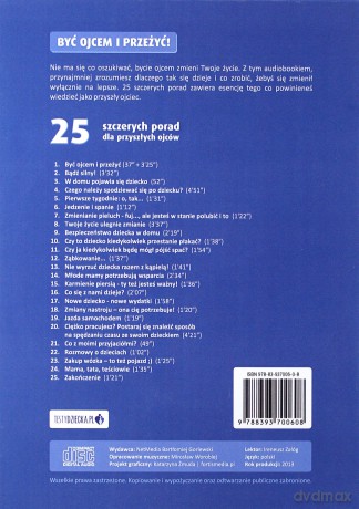 Być ojcem i przeżyć! 25 szczerych porad dla przyszłych ojców. Książka audio CD - Bartek Gorlewski, Robert Rybicki [CD]