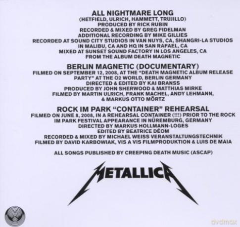 Metallica: All Nightmare [DVD]