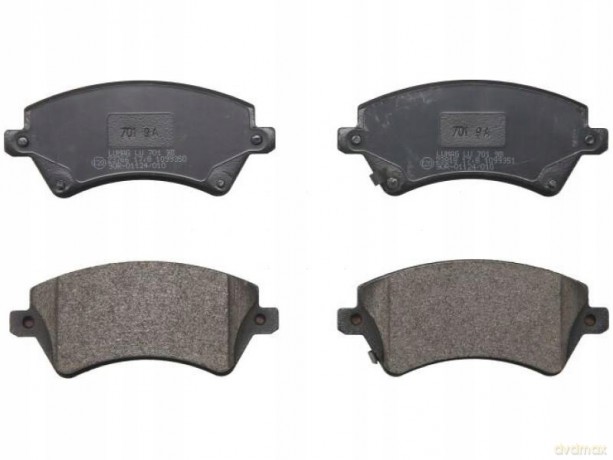 Zestaw klocków hamulcowych, hamulce tarczowe Breck 23766 00 701 10 Toyota