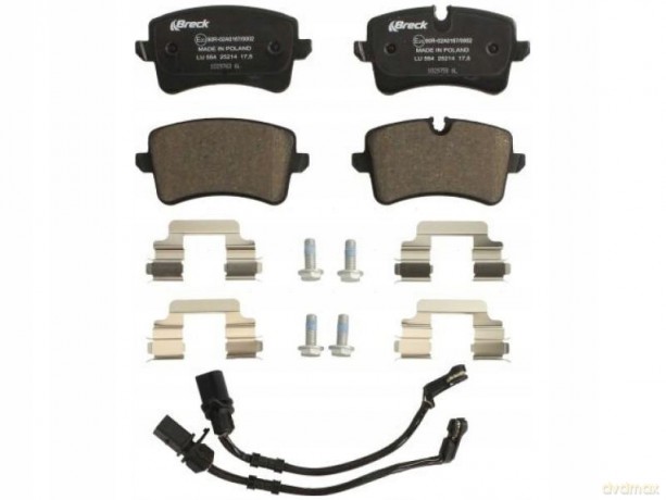 Zestaw klocków hamulcowych, hamulce tarczowe Breck 25214 00 554 10 Audi Skoda VW Seat Porsche