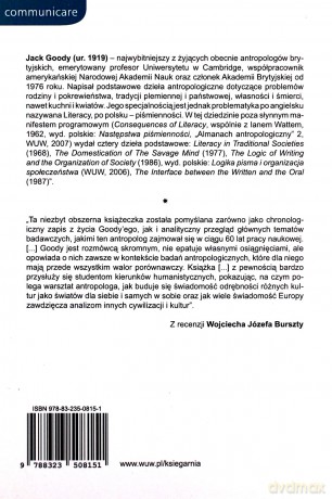 Człowiek, pismo, śmierć. Rozmowy z Pierrem Emmanuelem Dauzat - Jack Goody [KSIĄŻKA]