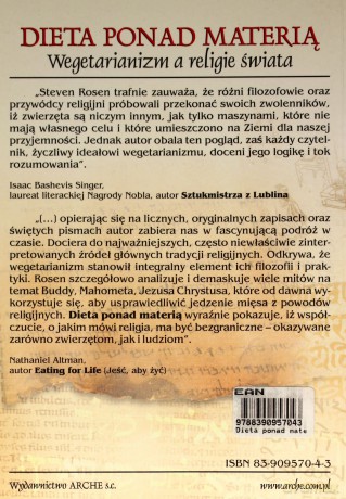 Dieta ponad materią.Wegetarianizm a religie świata - Steven Rosen [KSIĄŻKA]