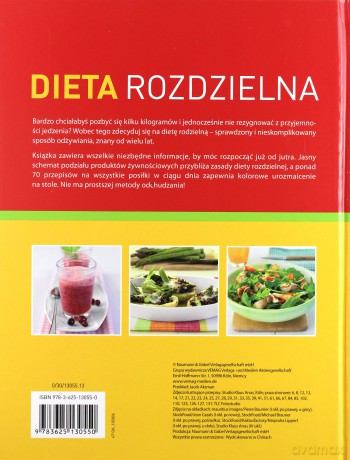 Dieta rozdzielna. Wypróbowane przepisy na każdy dzień [KSIĄŻKA]