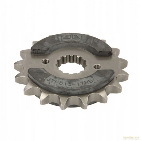 Zębatka przednia stal łańcuch 50 ilość zębów 17, z tłumikiem drgań CAGIVA RAPTOR, V-RAPTOR, X-RAPTOR, X-TRA RAPTOR; KAWASAKI GPX, GPZ, Z, ZR, ZX; SUZU JT JTF513,17RB (530)