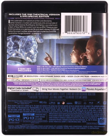 The Abyss (Otchłań) [Blu-Ray 4K]+[2xBlu-Ray]