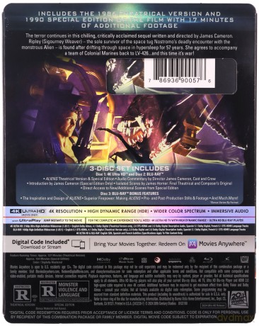 Aliens (Obcy 2 - decydujące starcie) [Blu-Ray 4K]+[Blu-Ray]