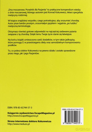 Dna moczanowa. Poradnik dla pacjenta - Konrad Kokurewicz [KSIĄŻKA]