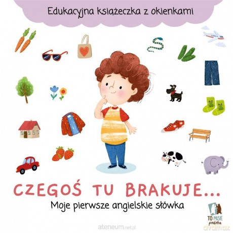 Czegoś tu brakuje... Moje pierwsze angielskie słówka - Maria Lekszycka-Petryszyn, Natalia Berlik [KSIĄŻKA]
