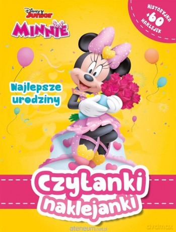 Czytanki naklejanki. Disney Junior Urodziny Minnie [KSIĄŻKA]