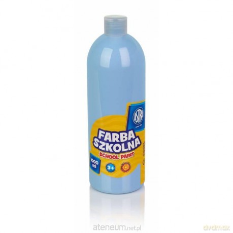 Farba szkolna błękitna 1000ml