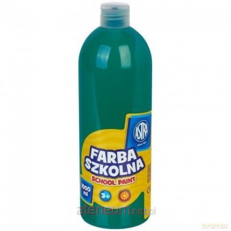 Farba szkolna szmaragdowa 1000ml