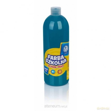 Farba szkolna turkusowa 1000ml
