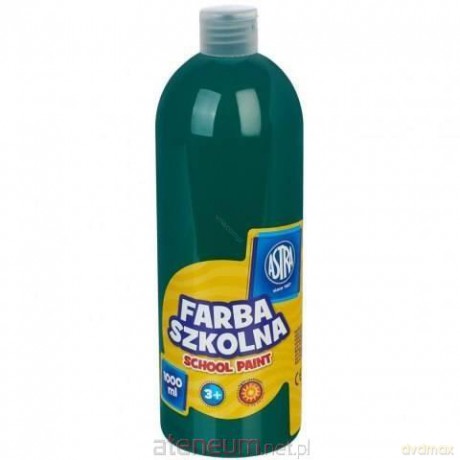 Farba szkolna zielona ciemna 1000ml