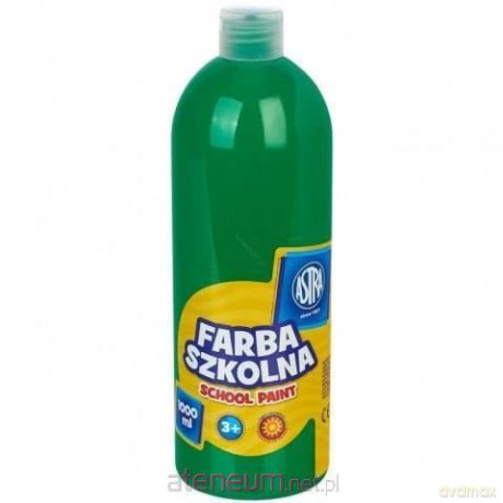 Farba szkolna zielona jasna 1000ml